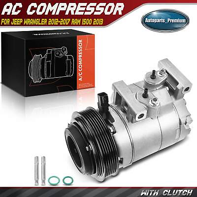 #ad New AC Compressor with Clutch for Jeep Wrangler 2012 2017 Ram 1500 2013 V6 3.6L $135.99