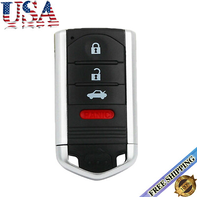#ad For Acura ZDX RDX ILX TL 4 Buttons Uncut Blade Smart Remote Key Case Shell Fob $16.98