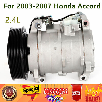 #ad #ad For 2003 07 Honda Accord 2.4L CO 28003C A C Air Compressor Conditioner Clutch $104.00