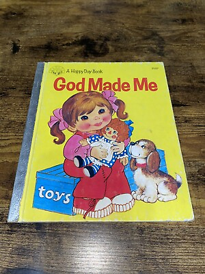 #ad Vintage 1981 God Made Me A Happy Day Book $24.99
