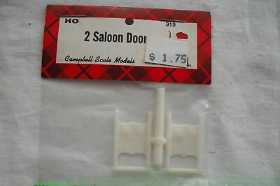 #ad #ad Campbell Scale Models HO #919 Two Saloon Doors Building Detail Parts $4.25