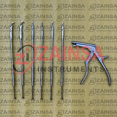 #ad Spine Surgery Rongeur Straight and Angled Interlaminar Spine Endoscopic Set 18cm $600.00