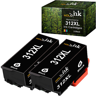 #ad For Epson 312 XL 312XL Ink Cartridge for Expression Photo XP 8500 XP 15000 2BK $16.59