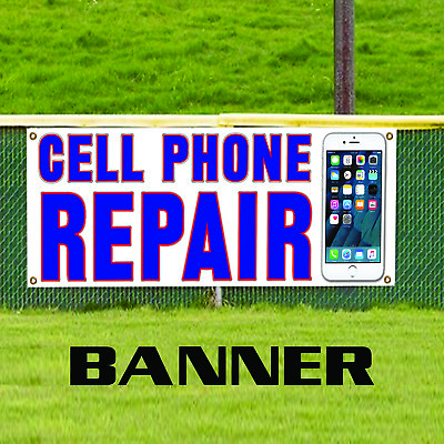 #ad Cell Phone Repair iPhone Samsung Screen Store Advertising Vinyl Banner Sign $21.99