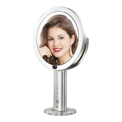 #ad EKO iMira Pro 8quot; HD Lighted Makeup Mirror Double Sided 1x 5x Magnifying Vani... $223.59