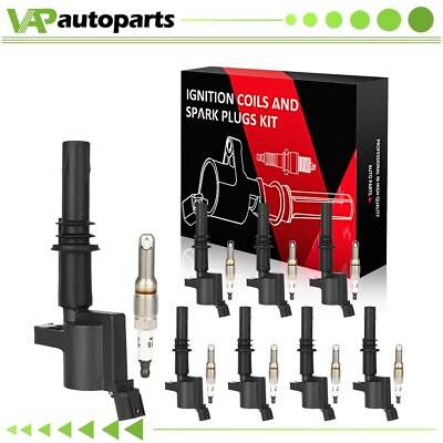 #ad 8 Ignition Coils amp; Spark Plugs for 2005 2007 Ford F150 Truck V8 5.4L DG511 $64.99