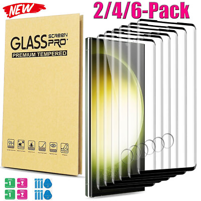 #ad Tempered Glass Screen Protector For Samsung Galaxy S23 S22 S21 Note20 Ultra 10 9 $14.99
