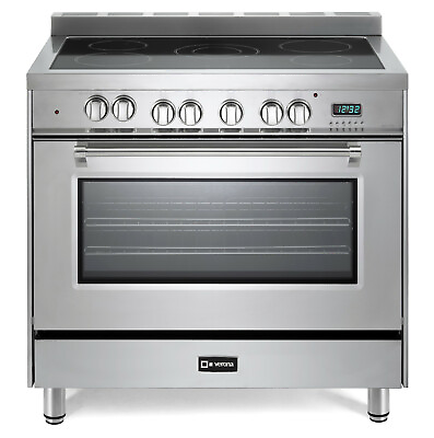 #ad Verona Prestige VPFSEE365SS 36quot; Freestanding All Electric Range Oven Stainless $2699.00