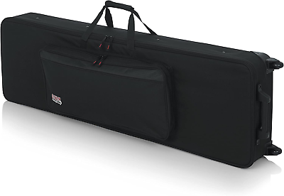 #ad Cases Lightweight Keyboard Case with Pull Handle and Wheels; Fits Slim 88 Note K $326.99
