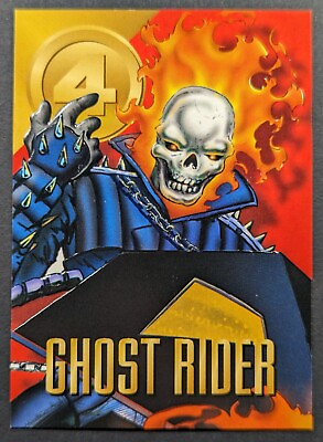#ad Ghost Rider 1996 Marvel Vision Fleer Skybox Card #69 NM $3.95