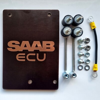 #ad Saab 93 ECU saver spacer kit heat shield plate Saab 93 2003 2012 ECU long life $70.00