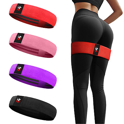 #ad Hip Circle Resistance Band Glutes Hips Legs Squat Elastic Exercise Fitness Bands $5.75