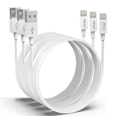 #ad Lot5 Fast Charging USB Data Cable Charger for iPhone 14 13 11 12 Pro XS Max 8 7 $16.89
