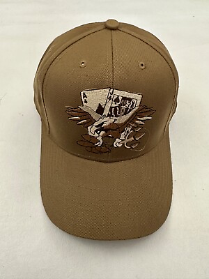 #ad Vanguard Navy HSC 21 Beige Baseball Cap Hat One Size $27.99