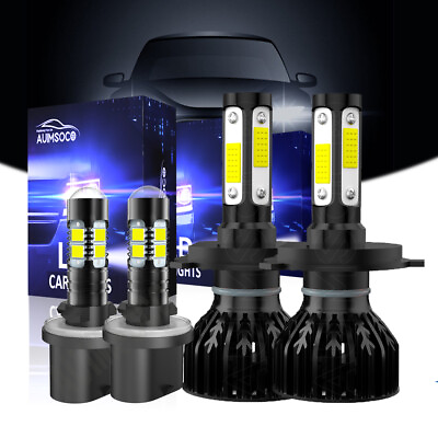 #ad For Hyundai Tucson Sport Utility 2.4L 2010 2013 LED Headlight Fog Light Bulbs 4x $39.99