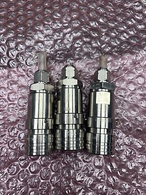 Used Lot of 3 quot;New Machinequot; Model DRS 250 SUS316 Air Connectors Fittings $15.00