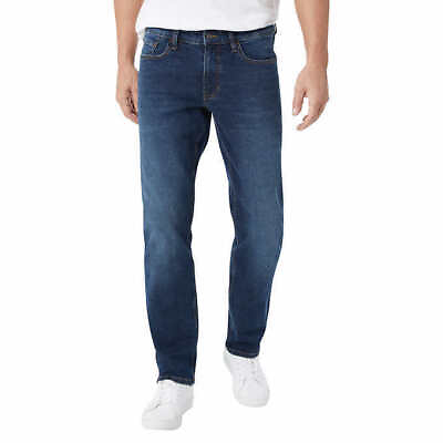 #ad Izod Men#x27;s Straight Fit Jeans Comfort Stretch 5 pockets $24.99