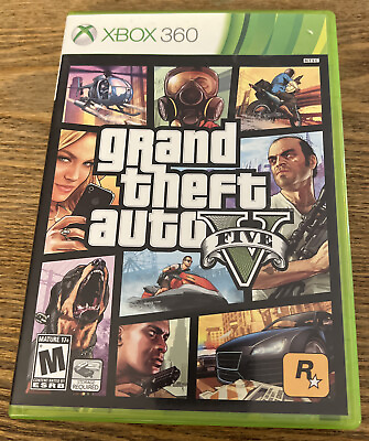 #ad Grand Theft Auto V Xbox 360 GTA 5 With Case And Instructions 2 Discs $8.97