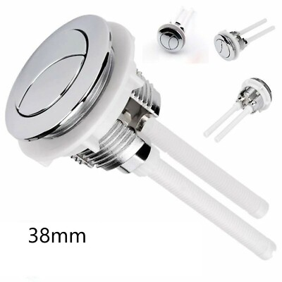 #ad 38mm Replacement Dual Flush Push Button Toilet Cistern Water Saving Universal $5.99