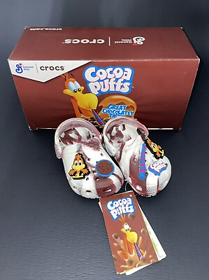 #ad Cocoa Puffs Cereal Classic Crocs Clog Toddler Size C4C6C7C9 T80010FW New $59.99
