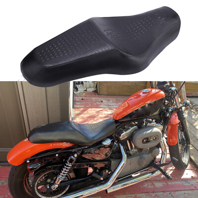#ad Passenger Seat Cushion Two Up 2 UP Driver Rider For Harley Sportster XL 1200 883 $99.59