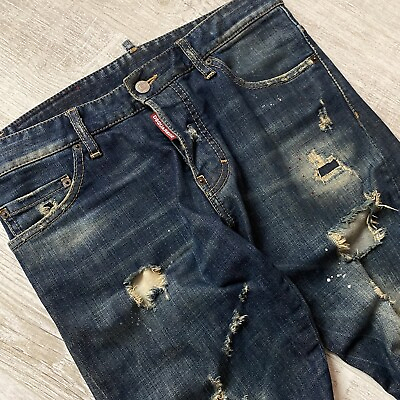 #ad Dsquared2 Denim Rare Men’s Jeans Sexy Twist Size 46 $90.00