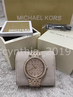 #ad New Michael Kors MK3399 Darci Rose Gold Bracelet Fashion Quartz Women#x27;s Watch $100.00