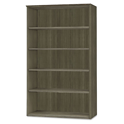 #ad Mayline Medina Series Laminate Five Shelf Bookcase 36w x 13d x 68h Gray Steel $669.76