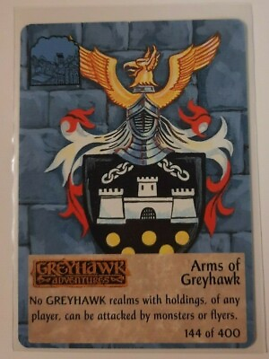 #ad TSR Spellfire CCG 1st Ed. ARMS OF GREYHAWK Card #144 of 400 Greyhawk Adventures $3.95