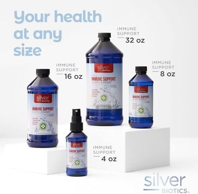 #ad Silver Biotics Daily Immune Support Supplement SilverSol Tech Factory Direct $17.74