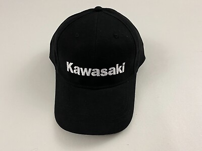 #ad New Kawasaki Graphic Black Baseball Hat One Size $24.99