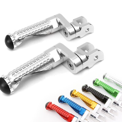 #ad Silver MPRO Front 25mm Lowering Foot Pegs For CB900F Hornet 02 03 04 05 06 07 $57.90