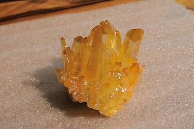 #ad 50g Natural Yellow Quartz Cluster Citrine Crystal Stone Healing Reiki Mineral $15.19
