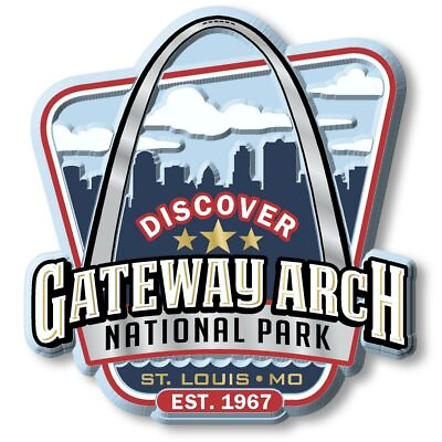 #ad Gateway Arch National Park Magnet by Classic Magnets $7.99