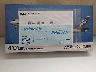#ad Hasegawa Boeing ANA All Nippon Airways 767 300 1:200 Model Kit AMAZON Decals $70.00