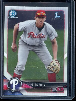 #ad 2018 Bowman Chrome Alec Bohm Rc #BDC25 Philadelphia Phillies $2.49