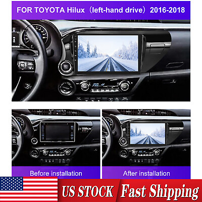 #ad 10.1quot; ANDROID 13 CAR STEREO GPS NAVI BT 232GB RADIO PARA TOYOTA HILUX 2016 2018 $148.09