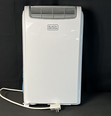 Black Decker BPACT08WT 8000 BTU Portable Air Conditioner w Remote White Used $249.99