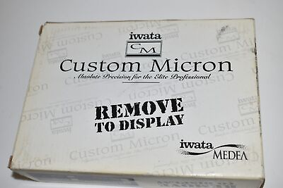#ad Iwata Custom Micron CM C Plus Gravity Feed Airbrush NEW IN BOX TPX91 $375.00