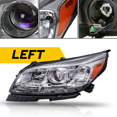 #ad Left Driver Projector Headlight For 2013 2015 Chevy Malibu Front Head Lamp X2 $93.99