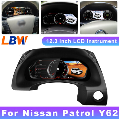 #ad For Nissan Patrol Y62 Car Digital Display LCD Instrument Cluster Monitor Cockpit $782.55