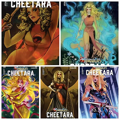#ad Thundercats Cheetara #1 Set Of 5 Sozomaika Lee Leirix Dynamite PRESALE 7 3 $17.95