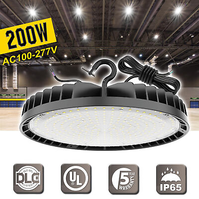 #ad 200 Watts LED High Bay Light 30000 Lumen 5000K Warehouse Industrial Garage Light $59.20