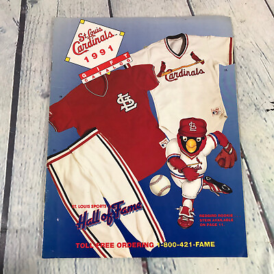 #ad 1991 St. Louis Cardinals Gift Catalog w Order Form Still Inside Vintage Paper $17.99