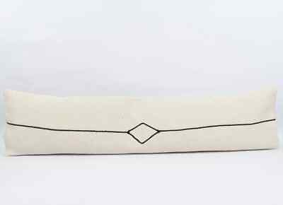 #ad 12x48 Kilim Pillow Decorative White Kilim Pillow Cover Turkish Handmade Pillow $47.99