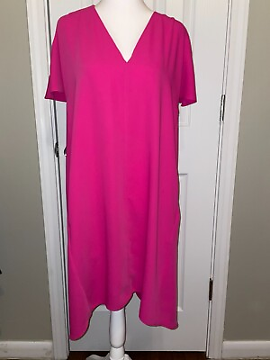 #ad Rachel Roy Womens Dress Pink Size Split Sleeves SIze XS $18.00