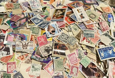 #ad Lot of 100 Global Non US Stamps Lots Of Variety $5.00