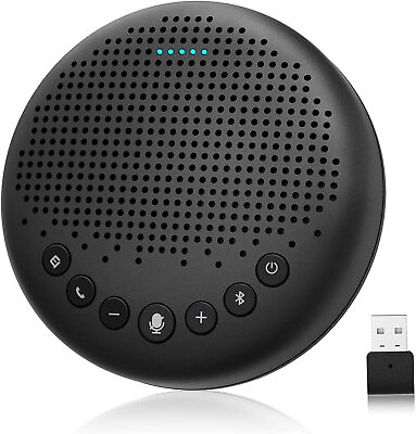 #ad New Bluetooth Conference Speaker Meeting Speakerphone USB EMEET Luna W Doogle $89.99