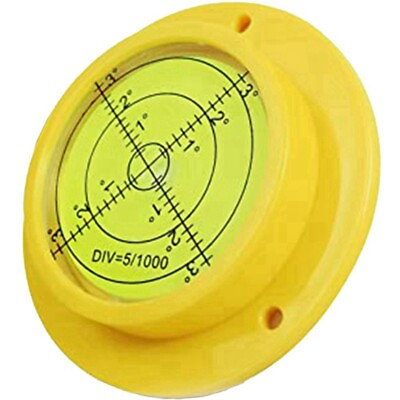 #ad Round Bubble Level 90X17mm High Precision Circular Spirit Level with 3 $7.59