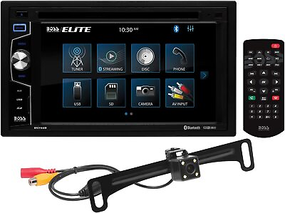 #ad BOSS Audio Double 2 Din DVD Car Stereo Monitor Rear View Backup Camera BV755BLC $89.90